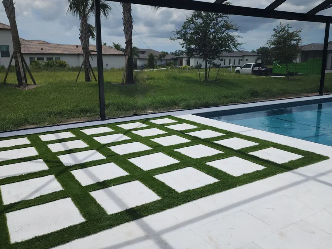 Artificial grass installation in McKinney, TX